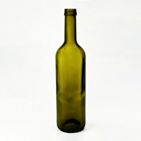 Nice Price 750ml Long Neck Olive Green Glass Bottle for Red Wine