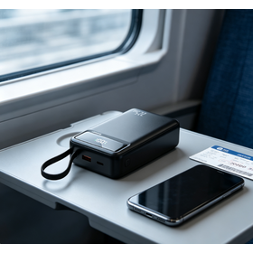 High-quality 20000mAh large capacity power bank with PD22.5W fast charging, quickly recharges smartphones and daily digital device