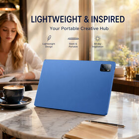 Narrow Bezel 10.1 Inch Android Tablet Computer 13MP/5MP Dual Camera WiFi5 4+64GB 6000mAh Battery Slim 8.3mm Metal Tablet