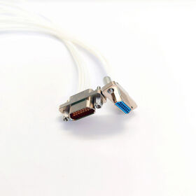 J30J-15ZKP J30J-15TJL15Pin Micro Rectangular Connector Pair Pre-wired Matching Male & Female Micro-D J30J Connector