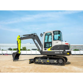ZE60E-10 6Ton Mini Crawler Hydraulic Excavator Small Digger Enclosed Cab Low Fuel Consumption For Urban Farm