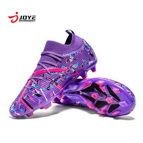 Soccer Boots Breathable Mesh Comfortable Lawn Anti-Slip Spike Wear-Resistant Football Cleats Shoes Men Soccer Boots