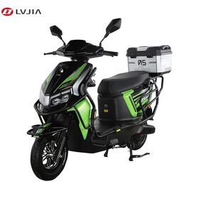 LVJIA CHIFENG High-Speed Electric Moped with 25Ah Lead-Acid Battery, Drum Brake System, CE Compliance and Ultra-Bright LED, Black