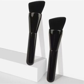 Competitive Price Custom logo Synthetic Hair for BB Cream Liquid Face Slanted Foundation Brush