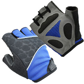 Customized designs accepted for the half finger bicycle gloves