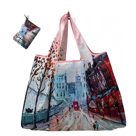 Faltbare Einkaufstasche, Große Oxford-Stofftasche 260717-6
