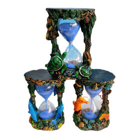 Hot sale home decoration 30mins resin hourglass