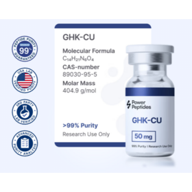 Custom COA Certified Peptide Cosmetic Lyophilized Powder 99% Purity GMP White Wholesale GHK CU