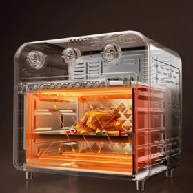 Multifunctional High Power Electric Air Fryer Energy Efficient Adjustable Household Cooker