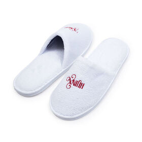 Luxury Fleece Hotel Slippers Anti Shearing Non Slip Disposable Amenities