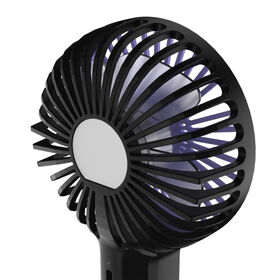 Wholesale Patent Handle Air Outlet Handheld Fan, 1800mAh Battery Color Block Design Portable Mini Cooling Fan gift