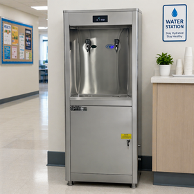 Professional LED Display Cold Water Dispenser Freestanding Electric Fountain