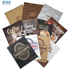 Hot Sale Custom Matte Three Sided Sealing Plastic Bag Portable Laminated Flat Bottom Mylar Pouch For Coffee Fruit Tea Candy