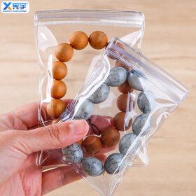 Wholesale Transparent PVC Jewelry Anti Oxidation Zipper Bag Thickened Dust Proof Self Sealing Bag For Watches Handicrafts Toys