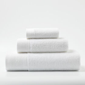 Organic Heavyweight Terry Fabric Moisture Absorbent Cotton Towel Material