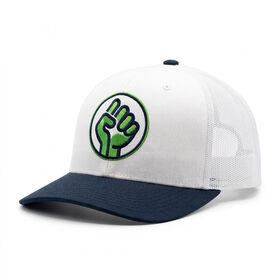 Flat Embroidery Cotton Trucker Hat Performance Outdoor Fashion Headwear