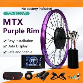 High Power Electric Bike Hub Motor Conversion Kit LCD Display