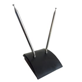 Vente d'usine, nouvelle conception, haute qualité, antenne TV intérieure cercle noir, amplificateur FM VHF UHF