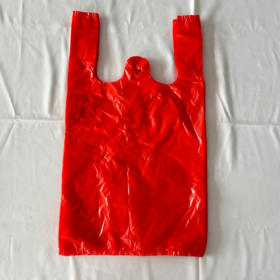 Premium Custom HDPE T-Shirt Bags - Durable, Lightweight & Perfect for Supermarkets, Boutiques, and Retail Displays.