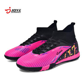 Optional Soccer Cleats Stretch Knit Breathable Comfortable Football Shoes