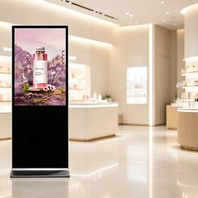 Floor Standing LCD Advertising Kiosk Player 32-85 Inch Digital Signage Systems for Supermarket Retail Mall