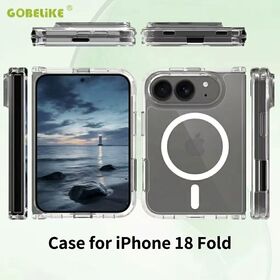 2026 New Luxury Phone Model Magnetic Shockproof Phone Case for iPhone 18 Fold Phone Cover High Clear Custom Wholesale Hard Case