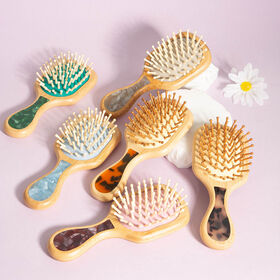 15cm High Quality Hot Selling European Fashion Cellulose Acetate Hair Comb Personalised Anti-static air Cushion Comb