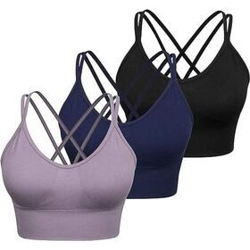 Soft and Comfortable Sports Bra Yoga Underwear Workout Women Gym Bra