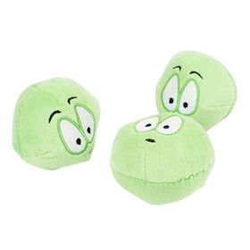 Wholesale Cheap Price Plush Ball Squeaky Teeth Cleaning Active Cat Toys