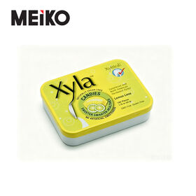 Factory Price Rectangle Custom Candy Metal Tin Box Snack Container