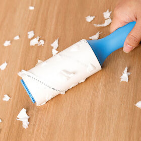 Tearable sticky roller, portable sticky brush for removing hair from clothes and pets, dust removal brush for the roller