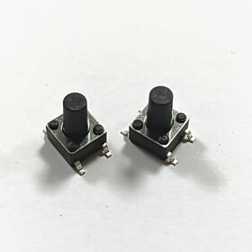 ISO Certified Electric Tactile Switch 12V 0.5A Plastic Housing PCB Terminal Electronic Toy Component with high stem