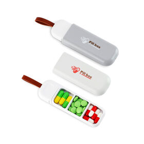 Supplier of Travel Pill Organizer, Daily Pill Case, 3 Compartments Medicine Pill Box For Vitamins and Supplements