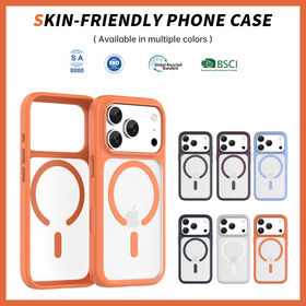 2026 New Arrival Clear PC+TPU Air Cushion Shockproof Anti Scratch Fashion Forward Magnetic Matte Phone Case for iphone 18 Pro