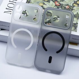 New Factory Wholesale Frosted Semi-Clear TPU Magnetic Phone Shell Magsafe Support Injection Mould Cell Phone Case Latest