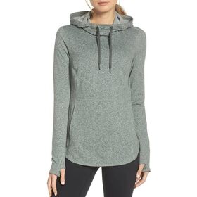 Women's Lightweight Breathable Cotton Fleece Hoodie Gym Fitness Running Jogging Yoga Sports Active Wear Jacket Top Finished