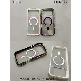 Transparent laser film version with airbag anti drop and magnetic suction all inclusive phone case