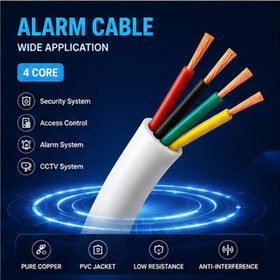 Alarm Signal Cable High Performance Copper Security Wire