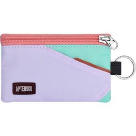 RFID Blocking Travel Wallet with Adjustable Lanyard, Small Nylon Zipper Pouch and Badge Holder for ID, Credit Cards, Cash, Keys