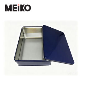 Supplier high back custom metal tin box for gift biscuit for home office