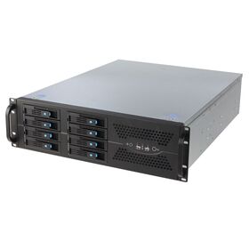 TOPLOONG TP3U570-08 3U Nas Storage Server PC 8 Bay 3U Server Chassis for Cloud Storage
