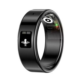 China Stainless Steel Voice Recording ai smart Ring App Control Offline Recording Health Tracking (Heart Rate/Blood Oxygen/Sleep)