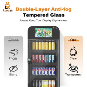 Automatic Cold Drink Vending Machine Intelligent Smart Fridge Vending Machine for Fresh Food Snack and Drinks with AI Camera