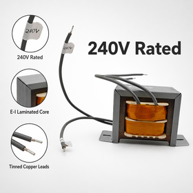 Low Frequency Step Down Transformer 220V to 12V 24V 5VA-500VA EI Copper for PCB Power Supply