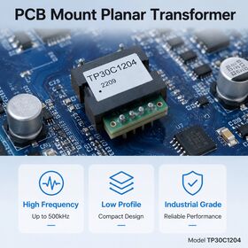 High Power Planar Transformer EE PQ Ferrite Core for Solar Inverter EV Charger