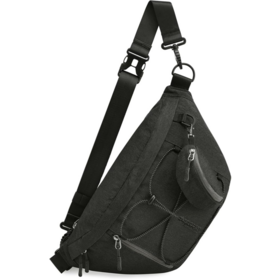 RFID Blocking Chest Sling Bag, Unisex Single Shoulder Crossbody Backpack, Lightweight Daypack for Daily Commute, Travel, Hiking