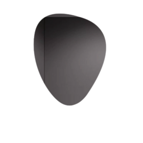New Arrival LED Bathroom Mirror Smart Touch Vanity Mirror Irregular Water Drop Wall Mounted Anti Fog Mirror