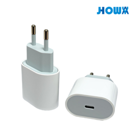 Factory Direct PD20W Power Charger Adapter USB-C Charger 20W GaN Mobile Phone Charger with US EU IN Plug