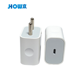 Factory Wholesale PD20W USB C Phone Charger 20W Wall Charger India Plug