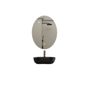 Premium Oval LED Vanity Mirror Smart Bathroom Mirror Touch Sensor Anti Fog Wall Mounted